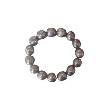 Shungite Beaded Bracelet (Large)