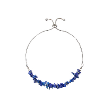 Lapis Lazuli Silver Bracelet
