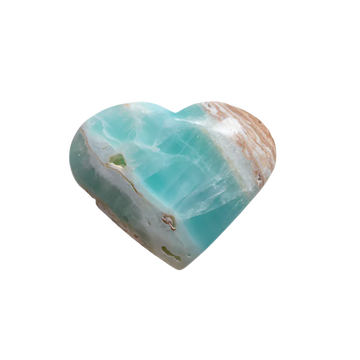 Caribbean Calcite Heart