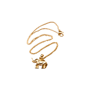 Gold Elephant Necklace