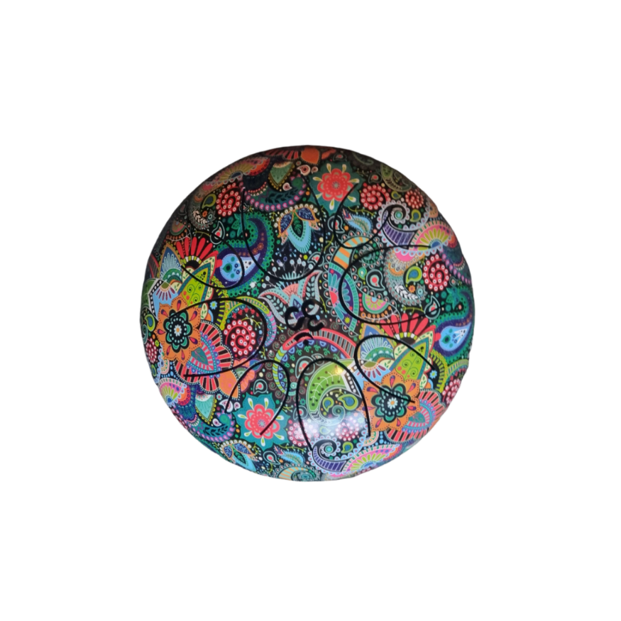 Paisley Painted Tongue Drum (8Inch)